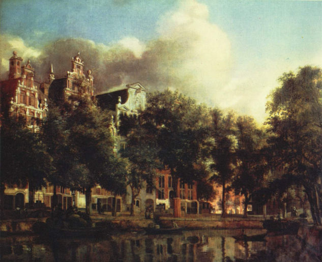 Oude-Zijds-Voorburgwal en Ámsterdam 