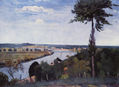 Landscape of the Seine with Poplars