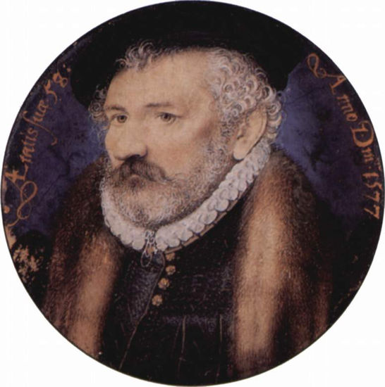 Portrait of Robert Dudley, Earl of Leicester, Tondo 