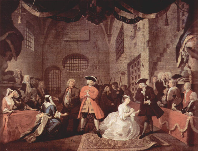 Painting according to "The Tempest" by Shakespeare, scene
