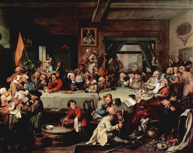 Series of paintings "Electoral Cycle", scene
