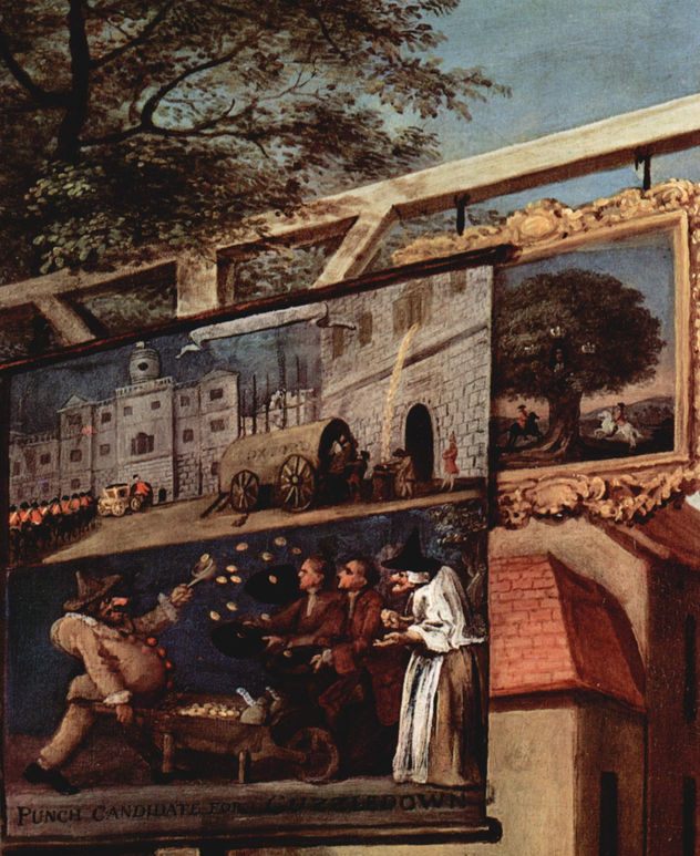 Series of paintings "Electoral Cycle", scene