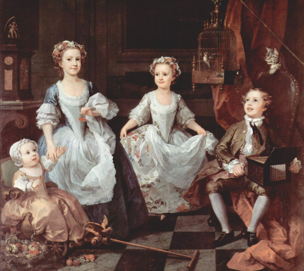 Portrait of the Graham Children, Detail 