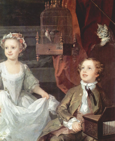 Portrait of Lady Mary Grey and Lord George Grey 