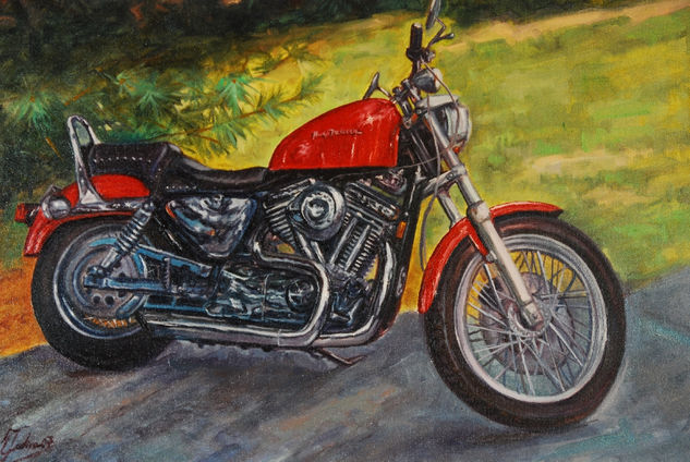 Harley Oil Canvas Others