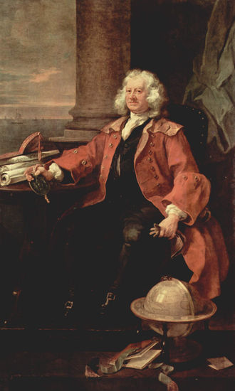 Portrait of Lord George Graham in his Cabin 