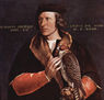 Retrato de Simon George de Cornwall, Tondo