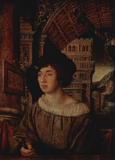 Portrait of a Young Man, Detail 