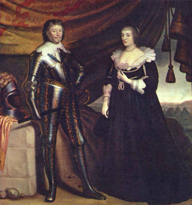 Retrato del príncipe Federico Enrique y de Amalia de Solms