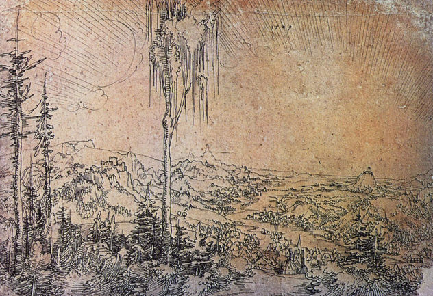 Landscape of the Danube near Krems