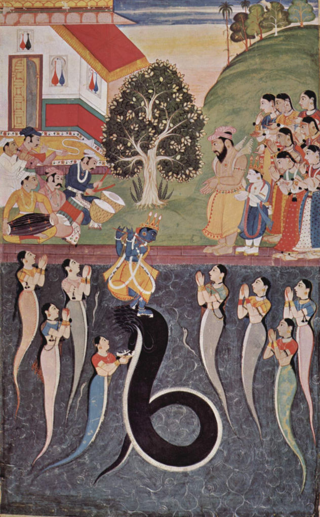Bhâgavata-Purâna-Manuskript, escena