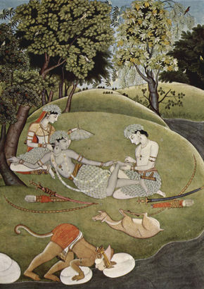 Rama and Sita in...