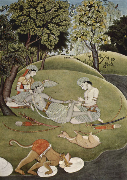 Rama and Sita in...