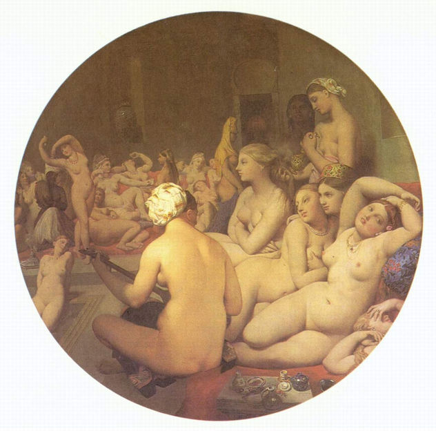 The Turkish Bath (Tondo)