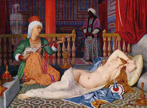 Odalisque con esclava