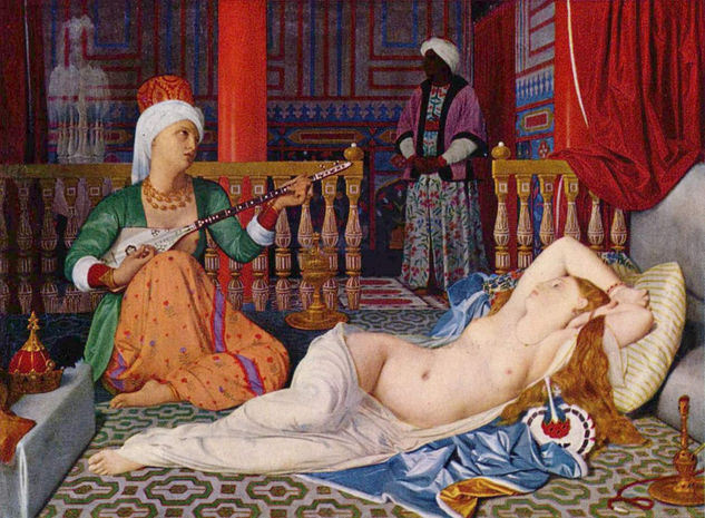 Odalisque con esclava 