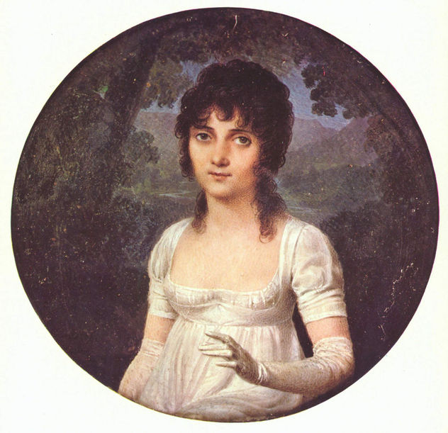Portrait of Christine Boyer, Oval