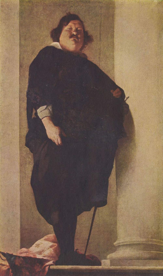 Retrato de un hombre gordo, del llamado capitán de campo Alessandro del Borro.