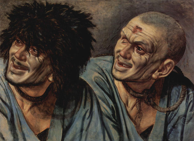 Head of a Slave in Two Variants