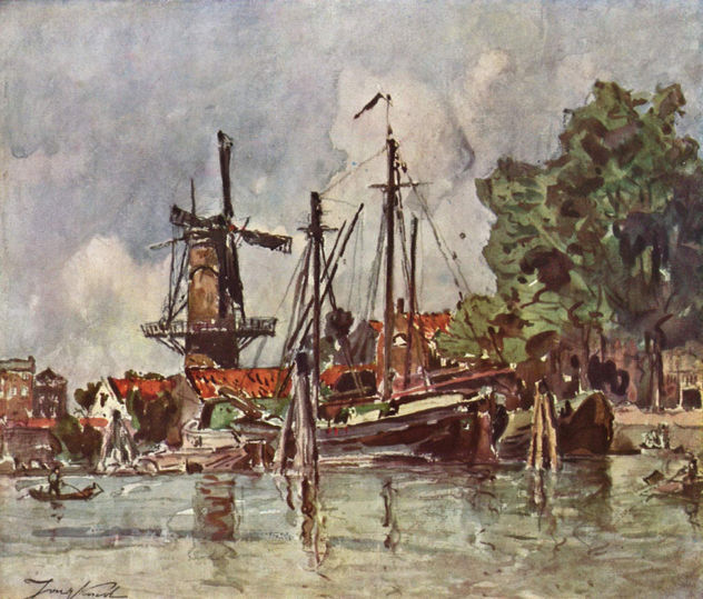 El pueblo de Doverschie en Holanda