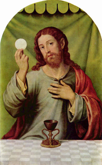 Christ with the Eucharist 