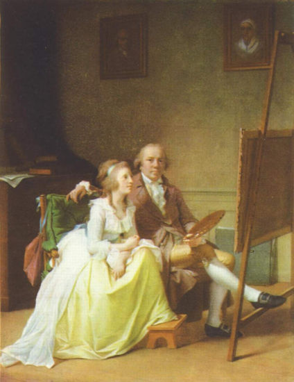 Self-Portrait with His Wife 