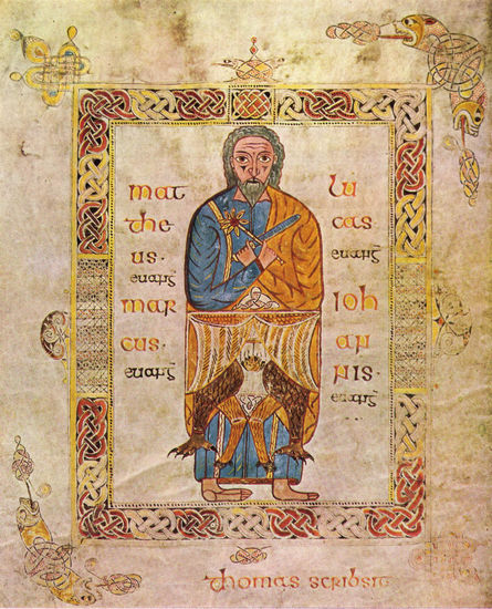 Evangeliar de Tréveris o de Echternach, escena 