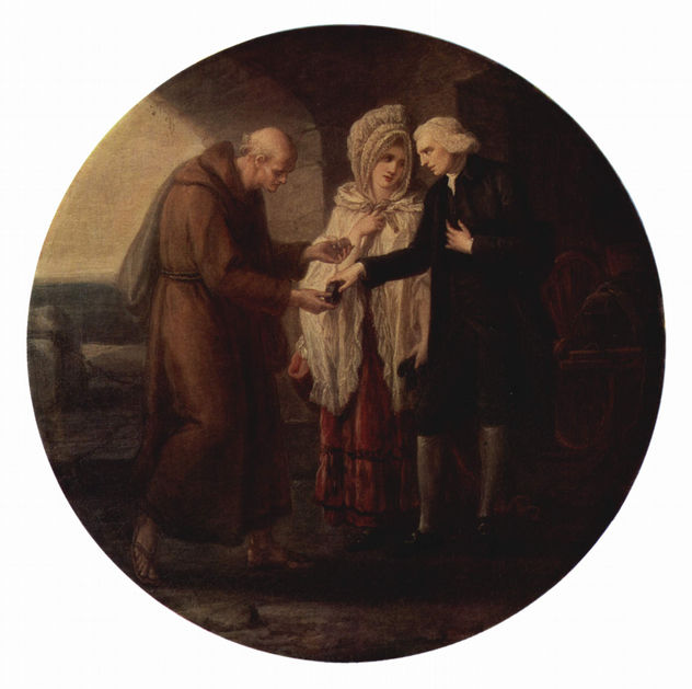 The Monk of Calais, Tondo