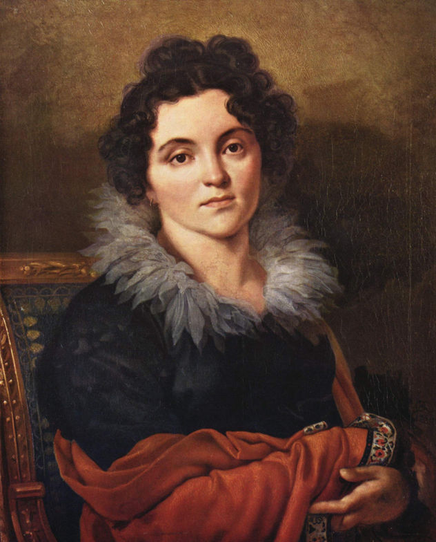 Retrato de Darya Nikolaevna Chvostova
