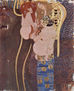 The Beethoven Frieze, mural in the Secession House in Vienna, now the Austrian Gallery, detail.