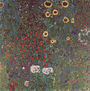 Garden with Sunflowers in the Field