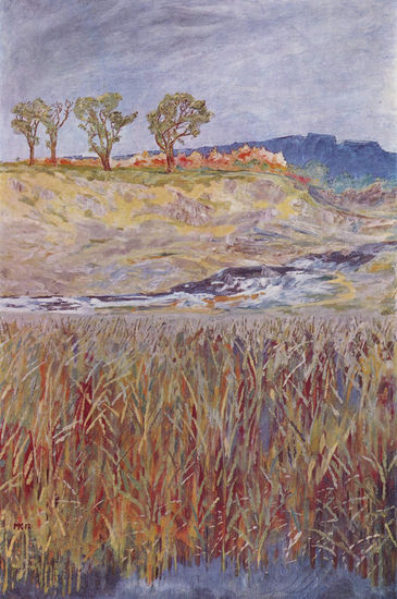 Landscape on the Banks of the Unstrut 