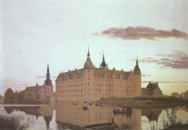 Frederiksborg Castle in the Evening Light