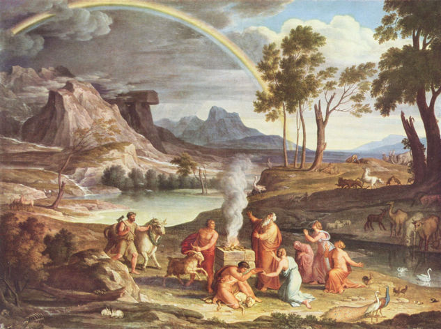 Landscape with Noah's Thanksgiving Offering 