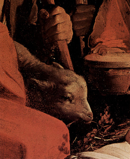 Adoration of the Shepherds, detail 