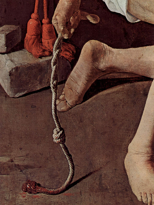 Penitent St. Jerome, with Cardinal Hat, Detail