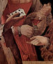The cheating player, with Ace of clubs, detail