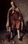 Hurdy-Gurdy Player with Dog
