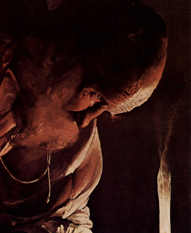 St. Joseph as a Carpenter, Detail