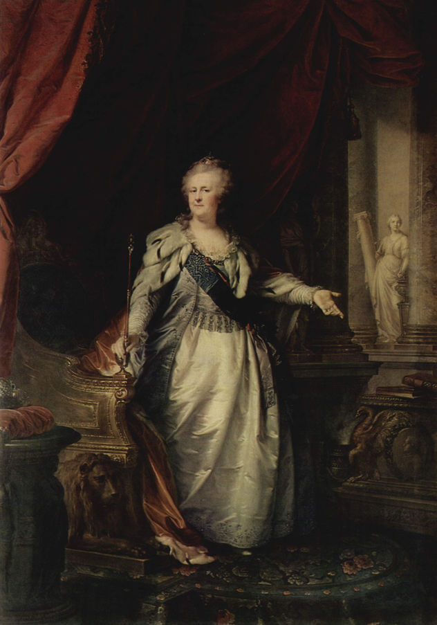 Porträt der Kaiserin Katharina II.