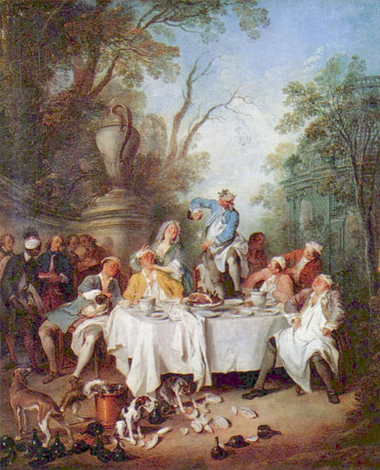 El desayuno de jamón