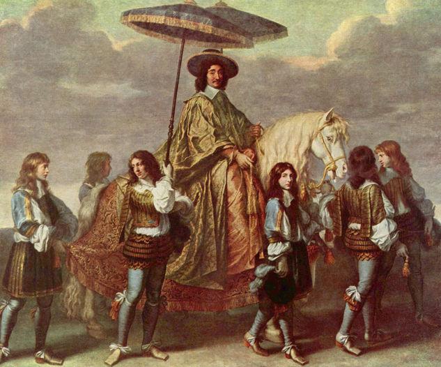 El canciller Séguier en la entrada de Luis XIV en París en el año 1660 