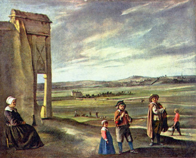 Landscape with Peasants