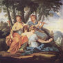 The Muses Clio, Euterpe, and Thalia