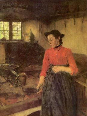 Mujer en la cocina