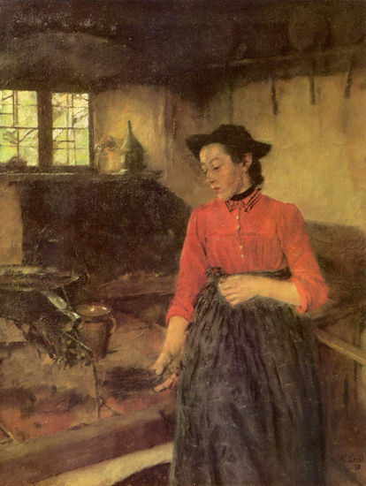 Mujer en la cocina 