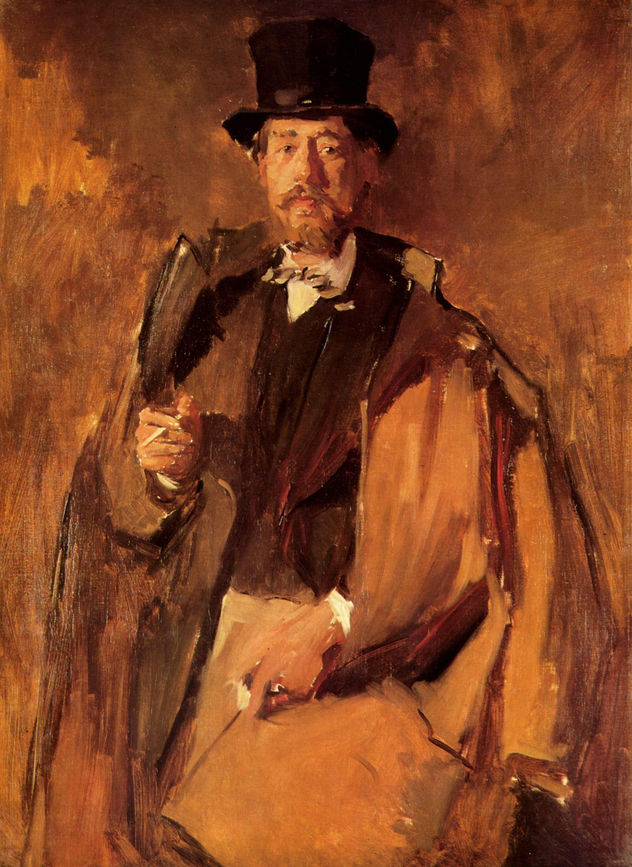 Porträt des Malers Paul v. Szinyei-Merse