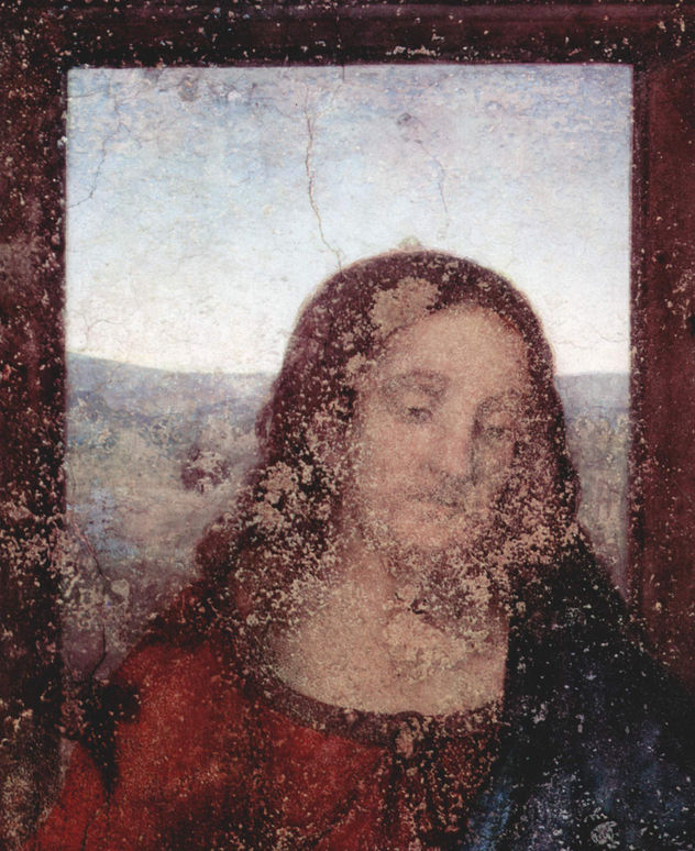La última cena, detalle