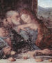 La última cena, detalle
