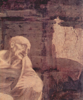 Saint Jerome, detail